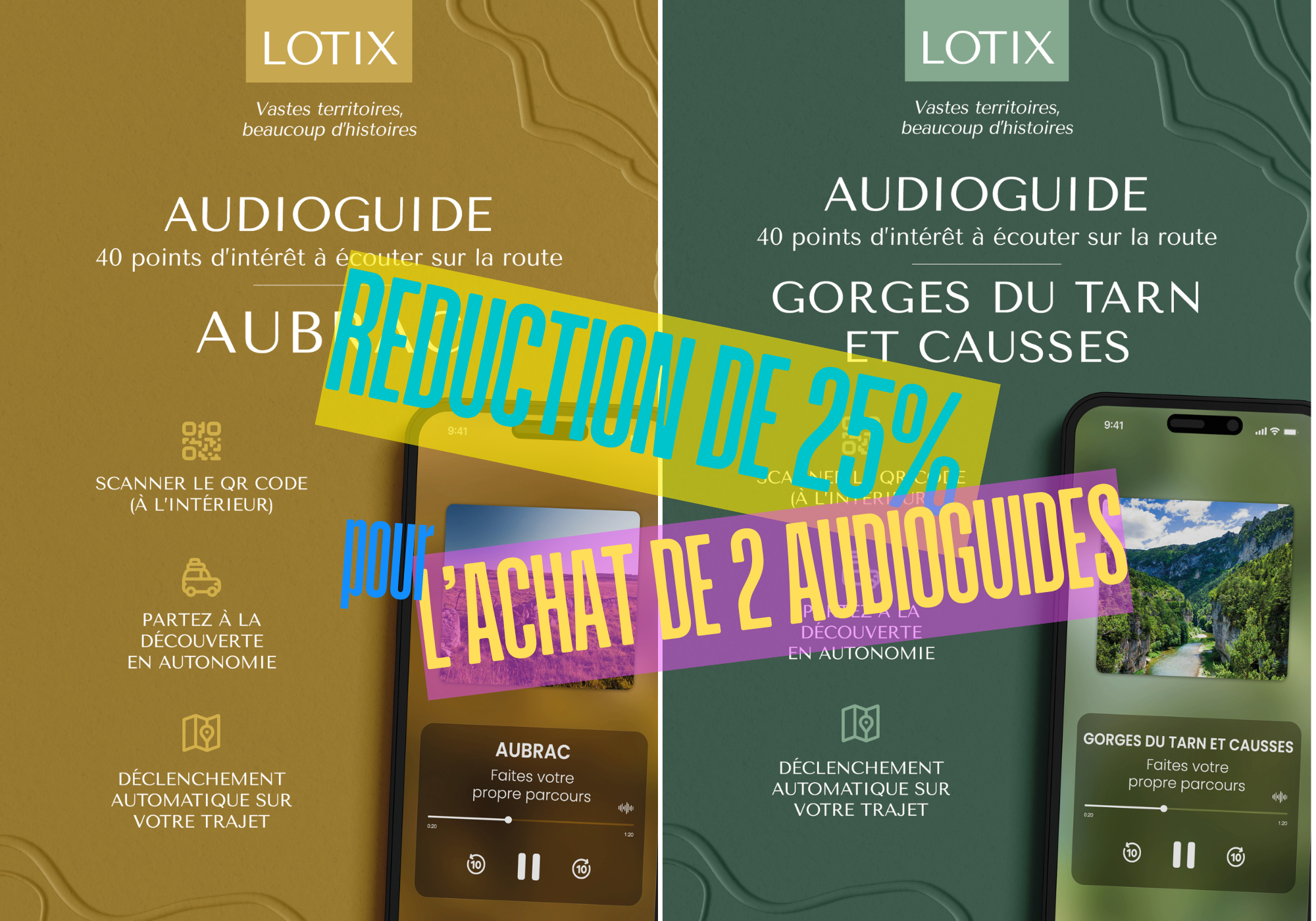 Combo Gorges du Tarn et Aubrac